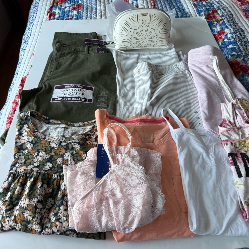 Women's size 12 and large new outfits